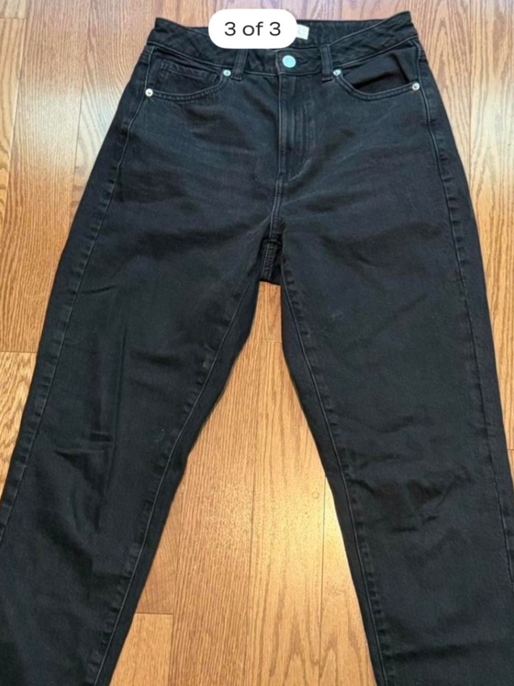Dark grey/black straight leg jeans- Dynamite size 25! - Picture 3 of 3